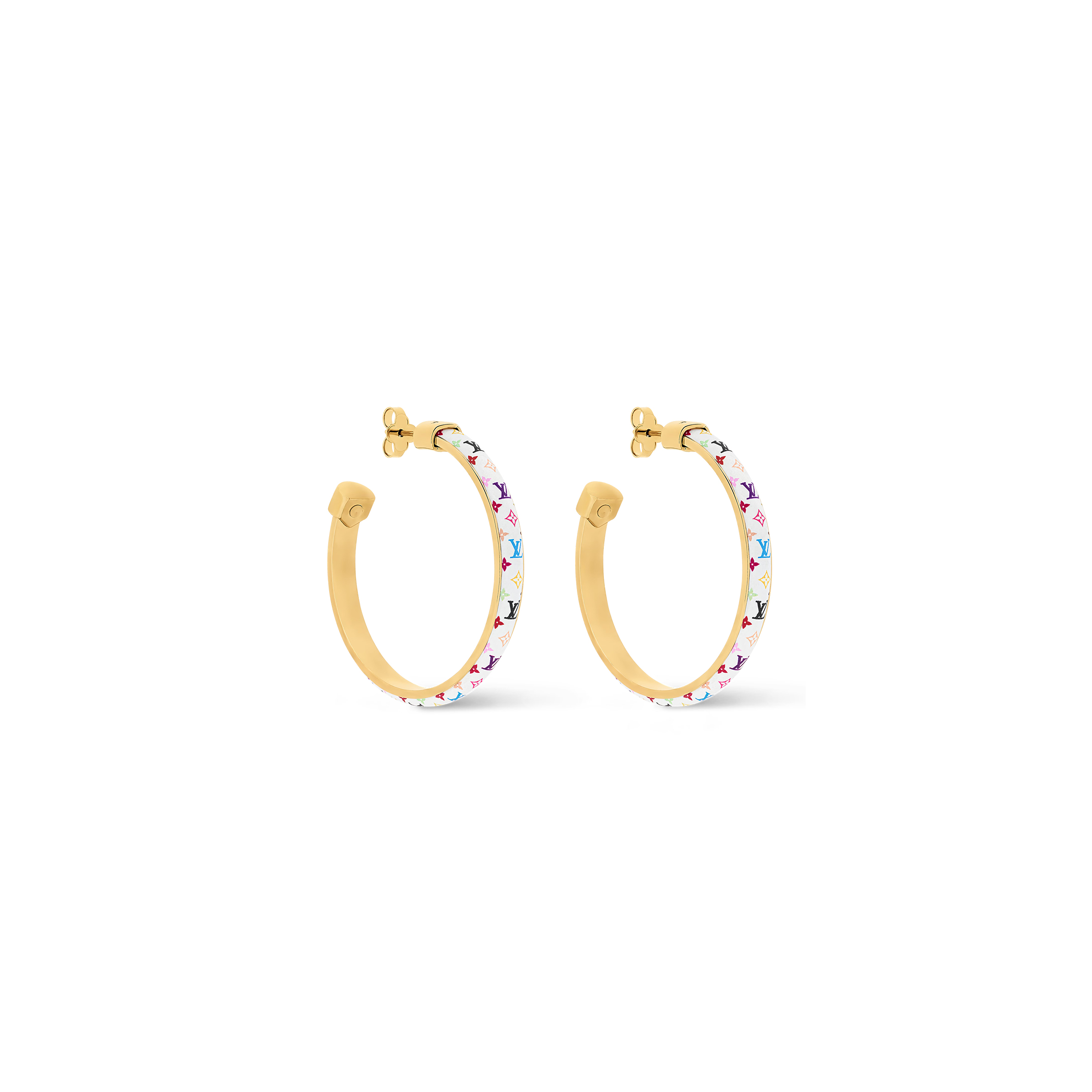 LOUIS VUITTON X TM MONOGRAM MULTICOLOR EARRINGS M03735